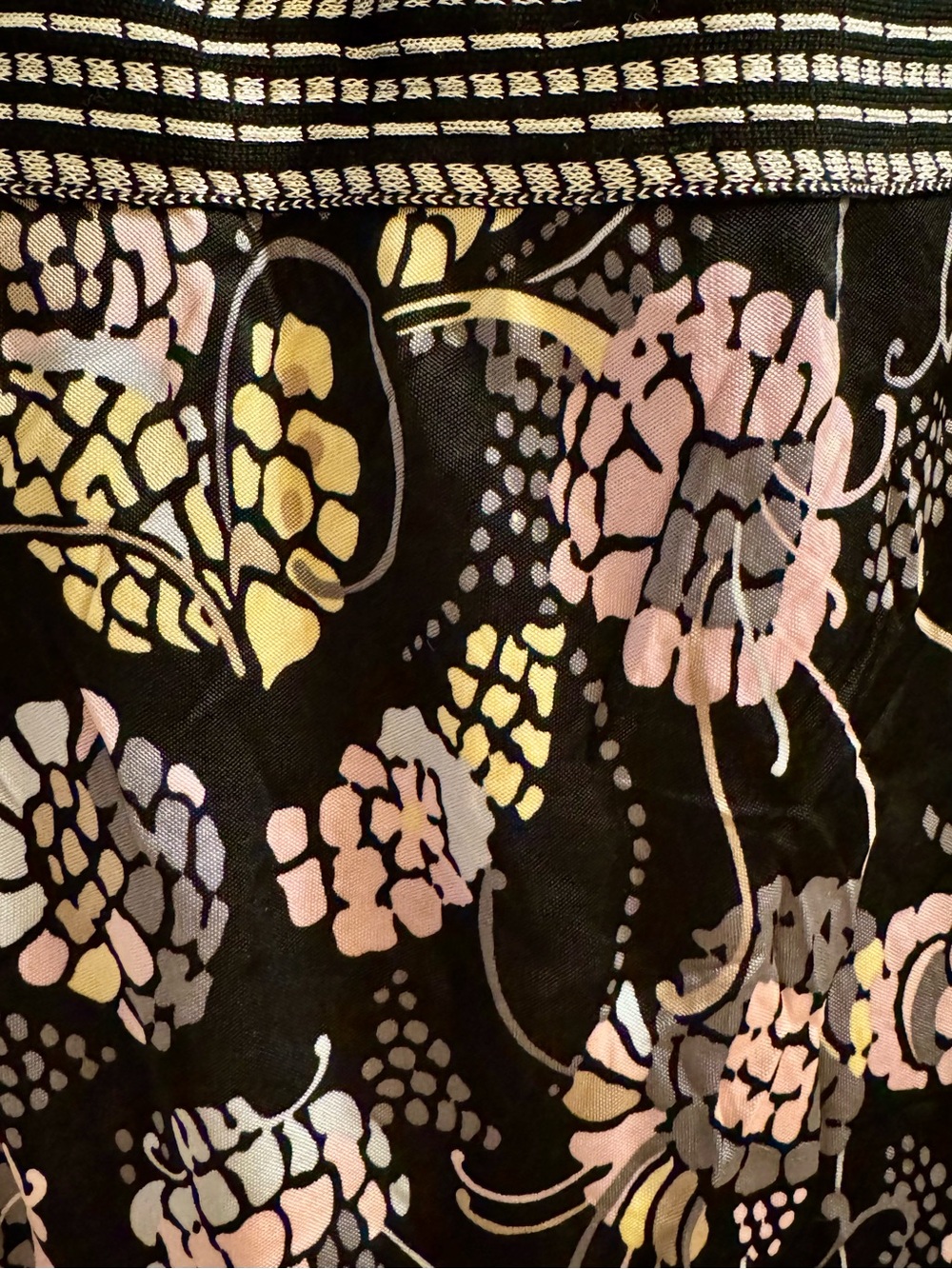 Missoni Black Floral Velvet Fit-and-Flare Dress - Picture 2 of 4